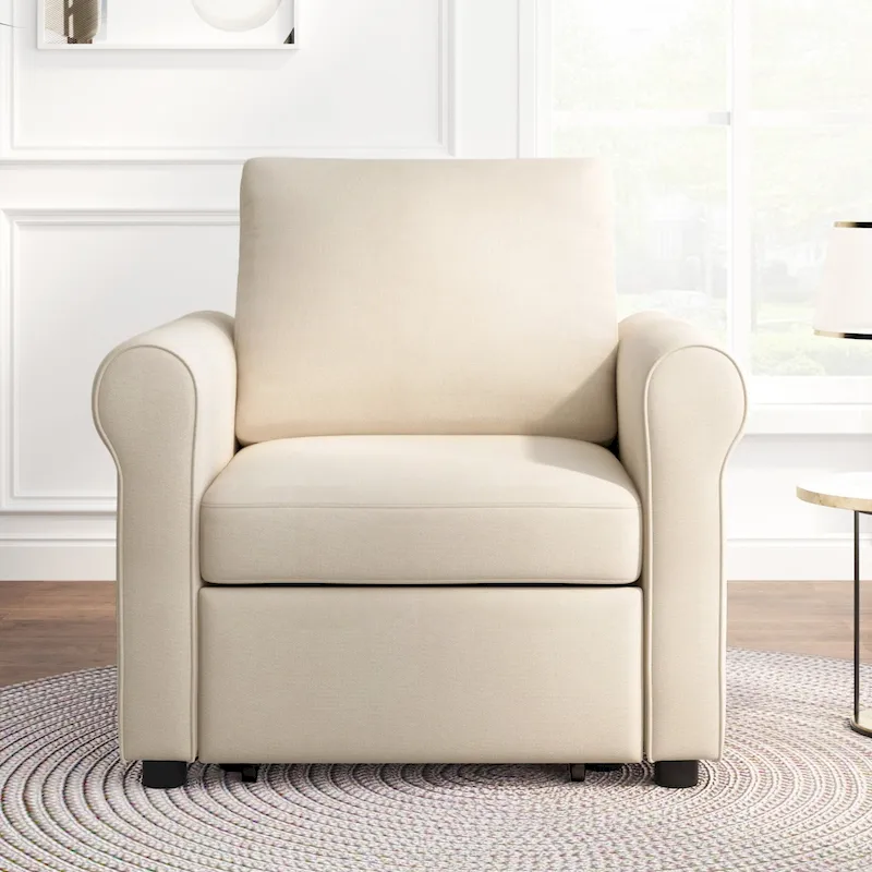 3-in-1 Sofa Bed Chair Convertible Sleeper Chair Bed