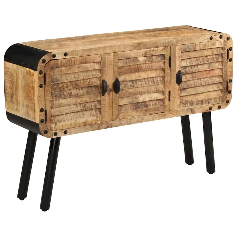 vidaXL Sideboard Solid Mango Wood 47.2x11.8x29.9 - 47.2x11.8x30