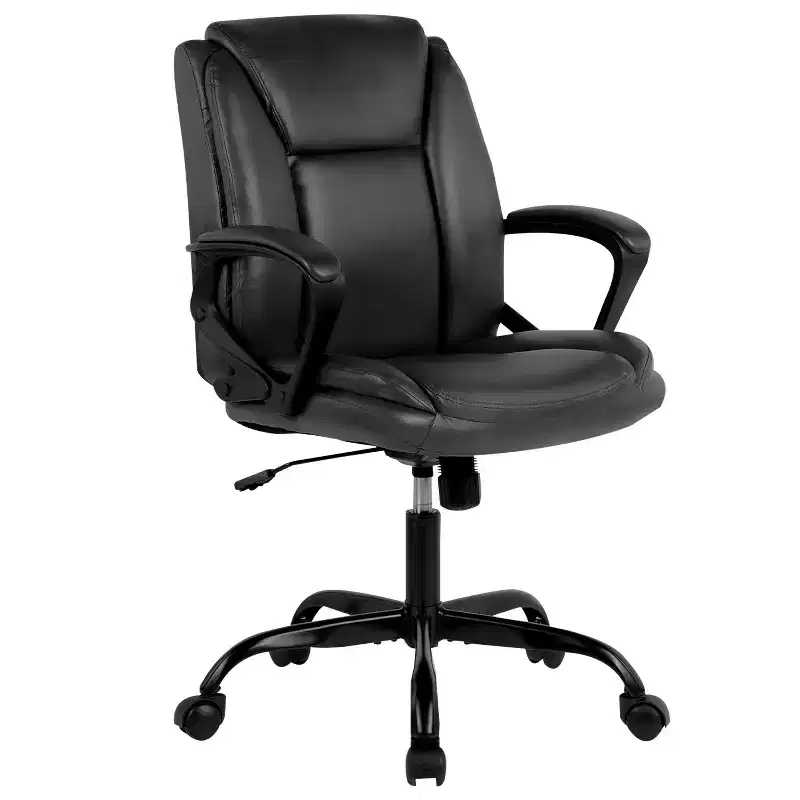 BestMassage Office Chair Executive Chair with Breathable PU Leather Rolling Casters