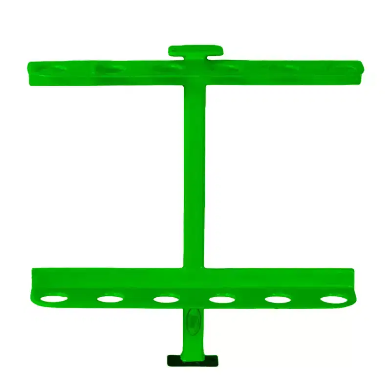 Large Steel Hand Tool Rack for Open Trailers, Green