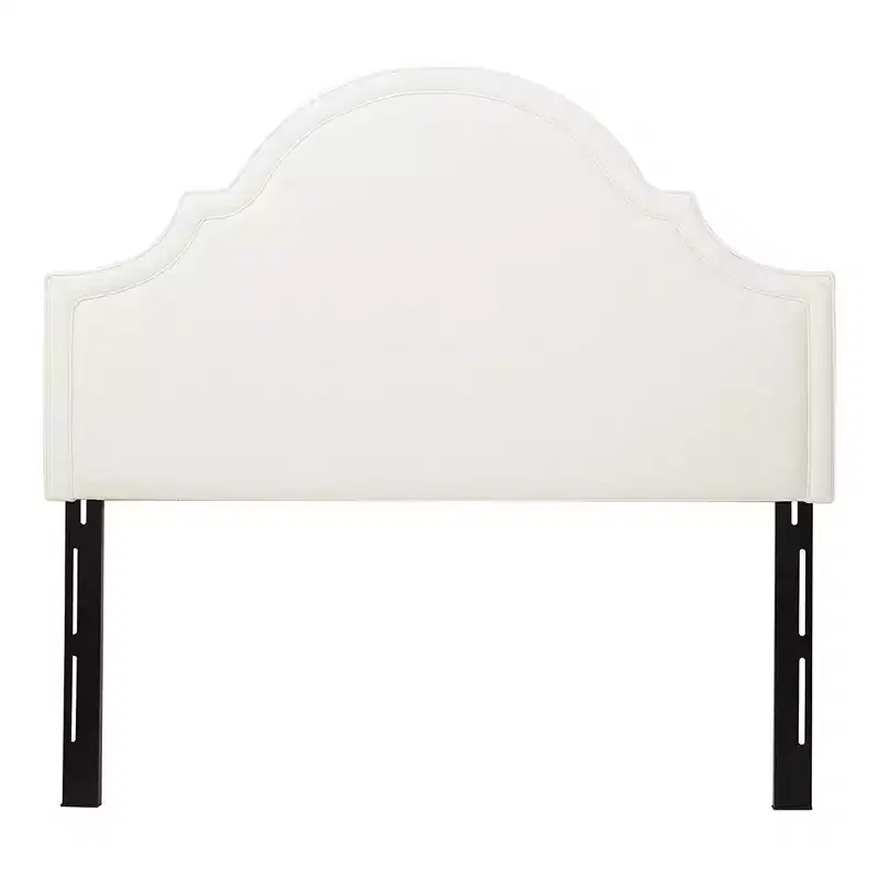 Upholstered Queen Headboard, Linen Fabric, Adjustable Height