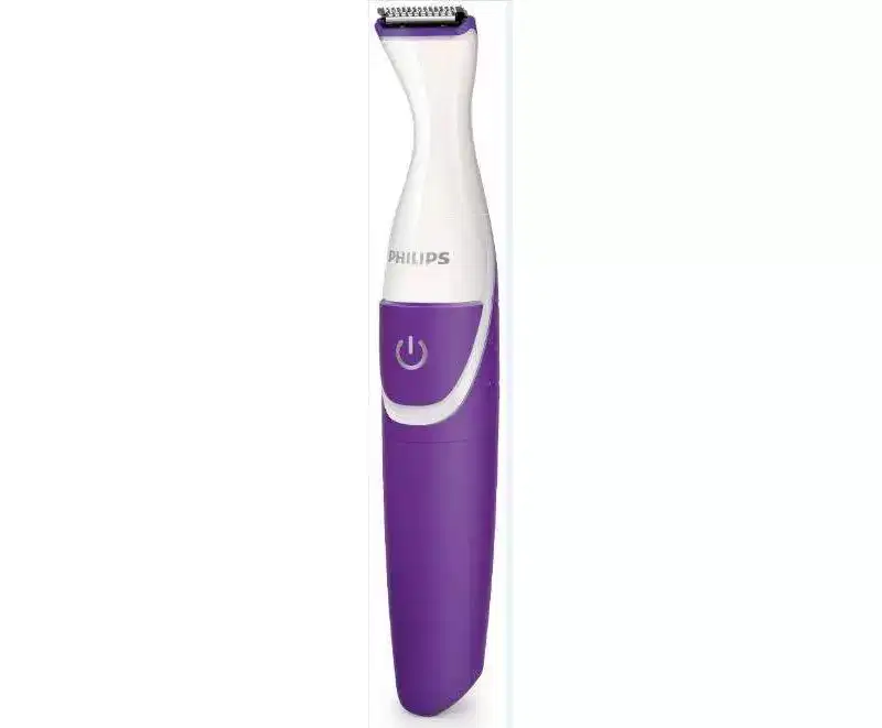 Philips Women's Bikini Electric Trimmer: Attachment Combs, Precision Detailer, Battery Powered, Foil Shaver