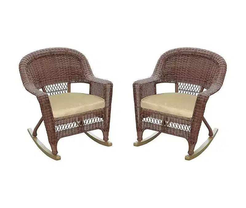 HomeStock Rocker Classic Comfort Chair With Cushion - Set Of 2