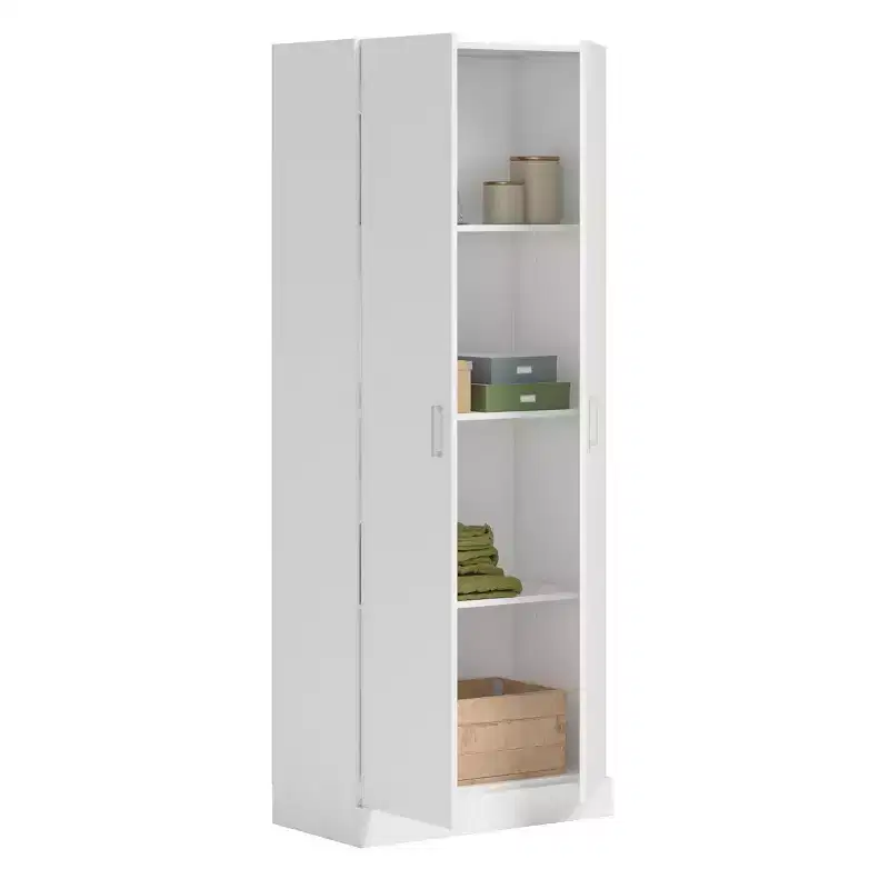Sauder 2 Door Storage Cabinet White