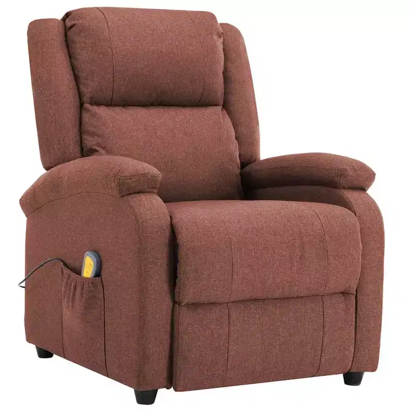 Electric Massage Chair Cream 100% Polyester, Metal Standard
