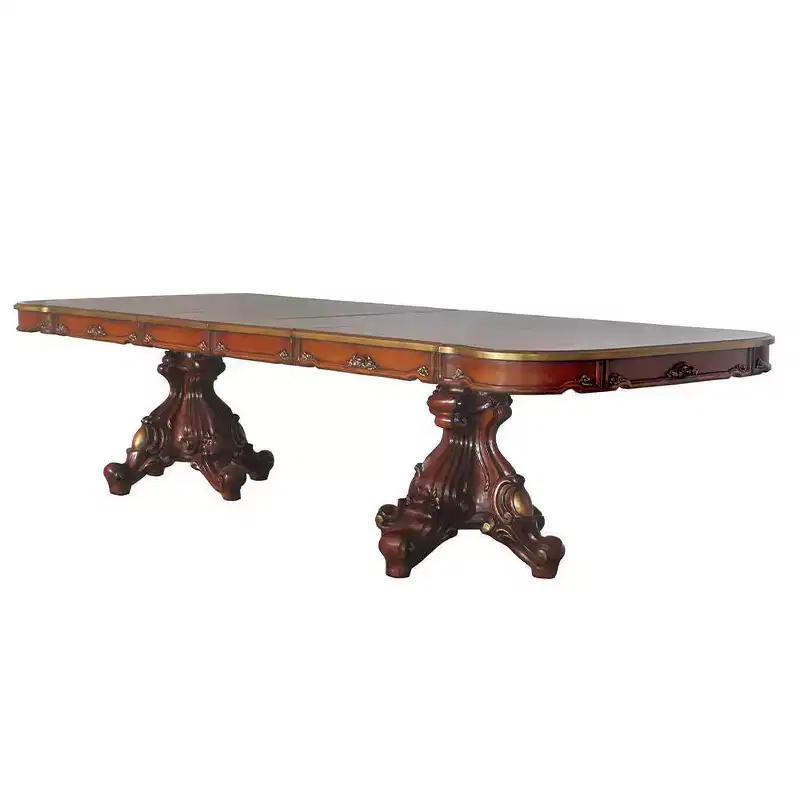 Picardy 120 Dining Tables Honey Oak - Acme Furniture