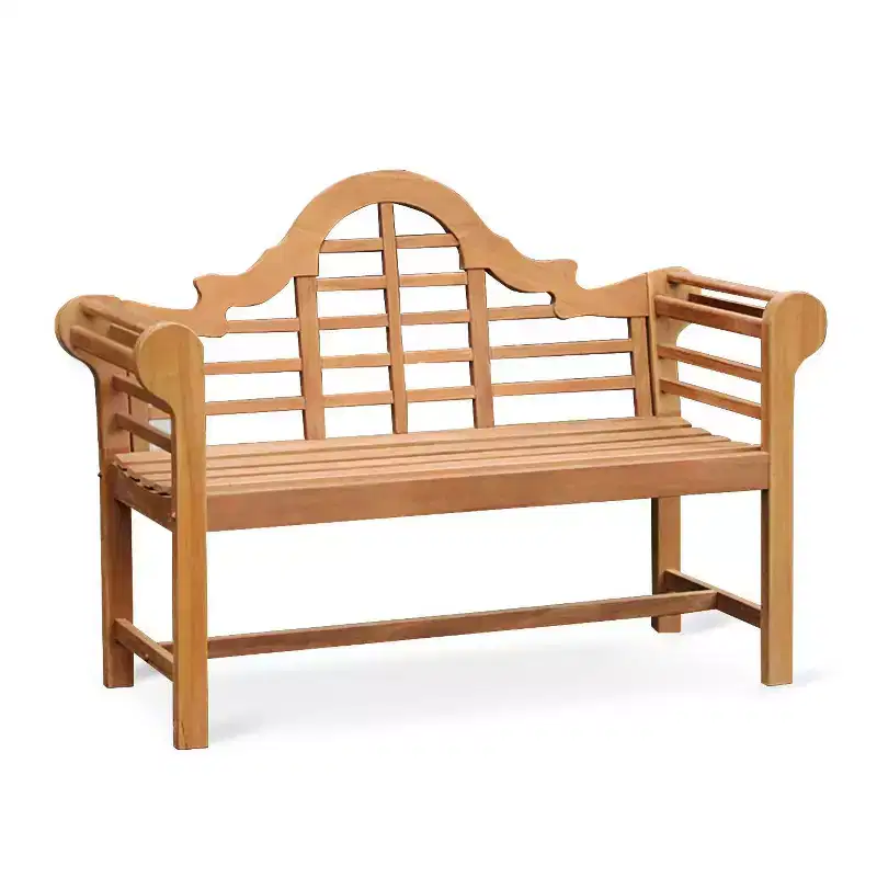 Sonoma Lane Premont 4ft Teak Outdoor Bench Natural Finish - Classic British Style, Weather-Resistant, 2-Seater