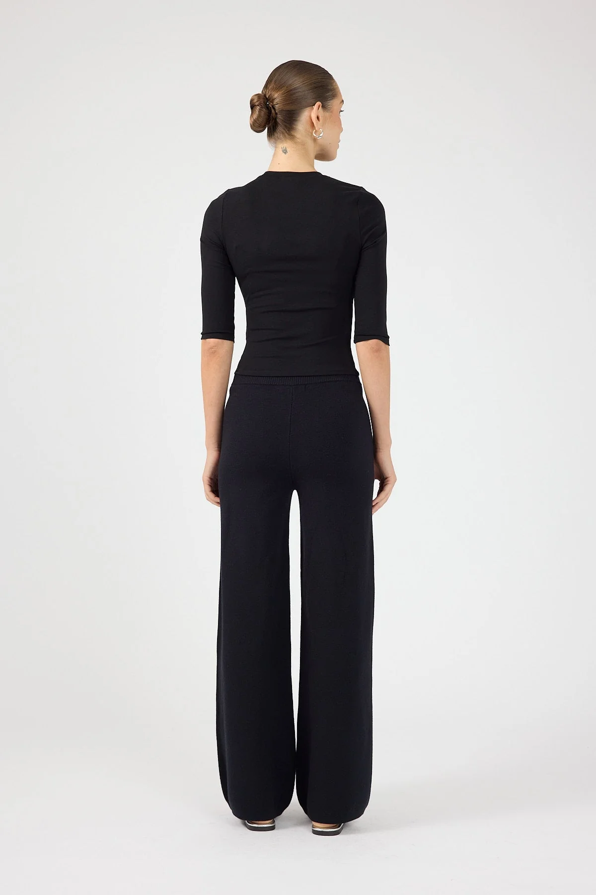 Knit Pants Black