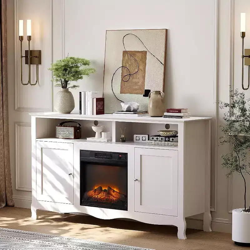 Fireplace TV Stand for up to 70