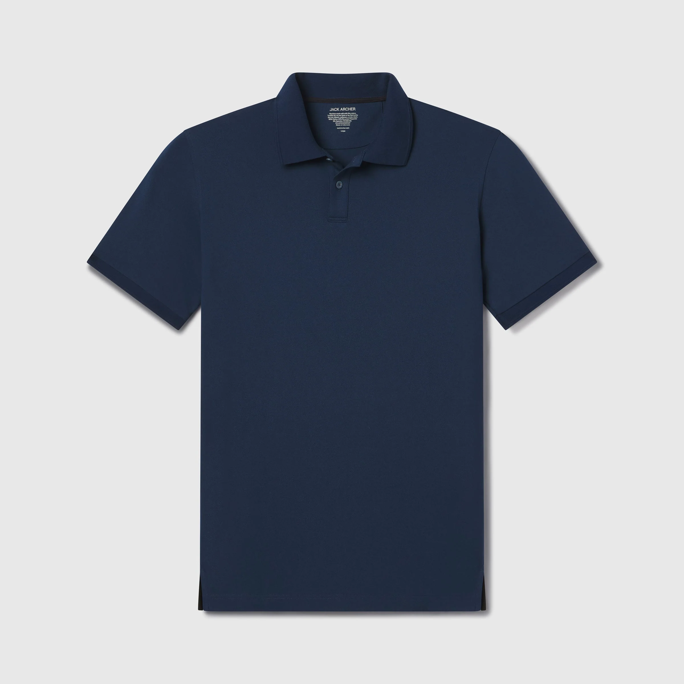 Piqué Polo - Tidal Blue