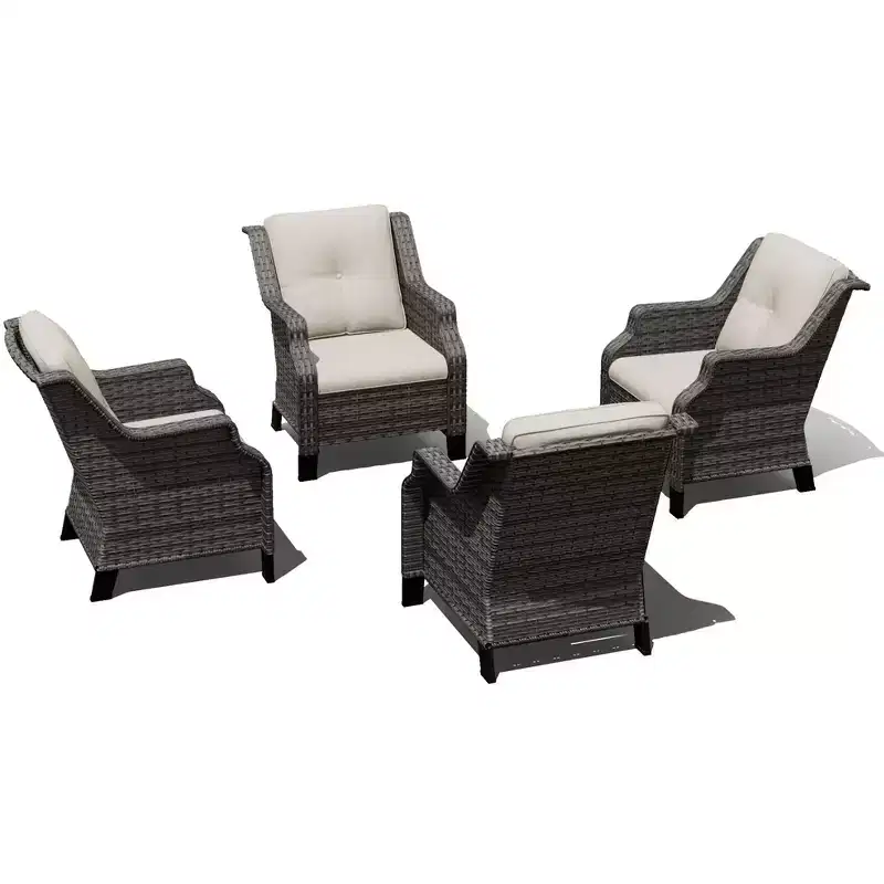 UPTIOT Modular Outdoor Lounge Chair with 350lbs Capacity