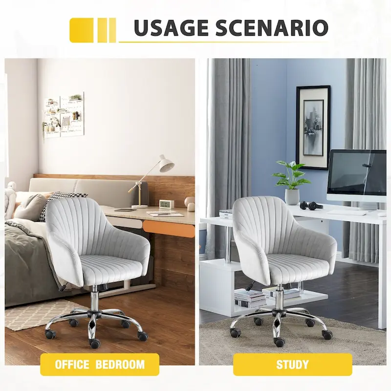 GEITIN Modern Leisure Office Chair with Adjustable Height