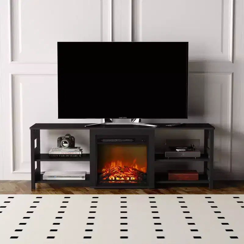 Fireplace TV Stand for up to 75