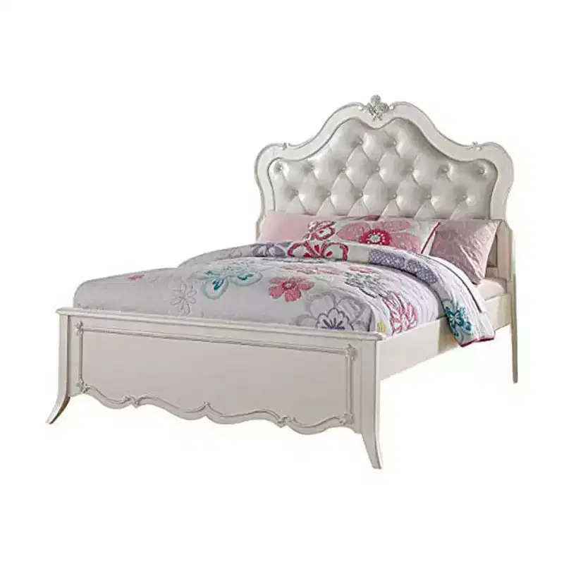 Edalene 87 Full Bed and Pearl White - Acme Furniture