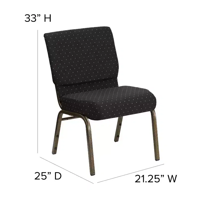 4 Pack 21''W Stacking Church Chair
