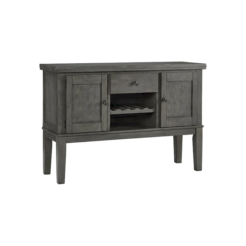 Hallanden Antique Gray Dining Room Server - 56W x 18D x 39H