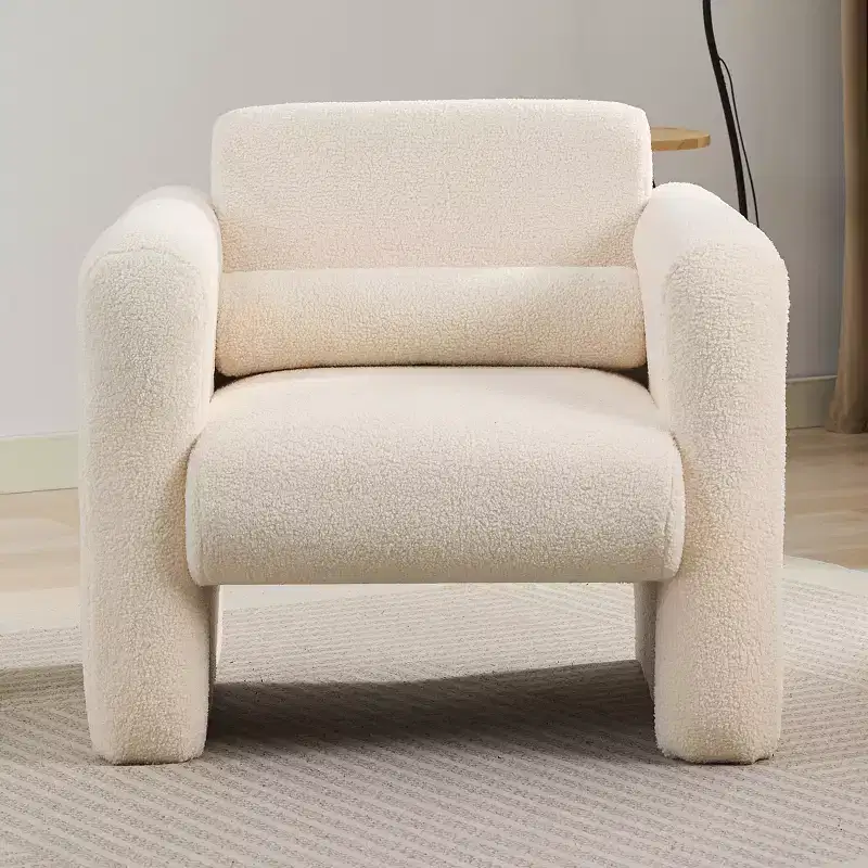 GDFStudio Jeremy 33.5 Modern Accent Armchair with Back and Pillow