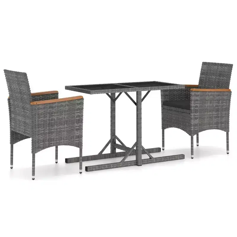 vidaXL Dining Set Natural