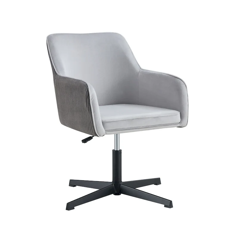 Antique Dark Grey Modern 25.6 Swivel Desk Chair