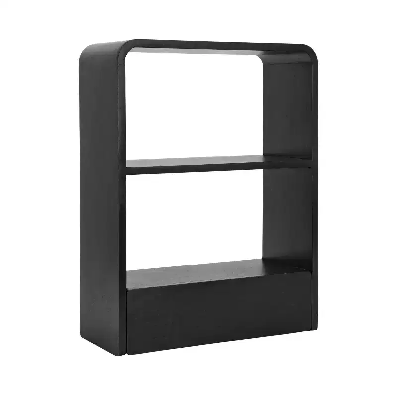 Kate & Laurel All Things Decor 18x24 Kato Wall Shelf with Drawer