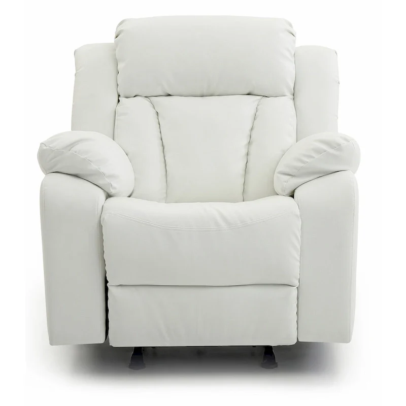 Daria Faux Leather Upholstery Reclining Chair - 38L x 37W x 41H