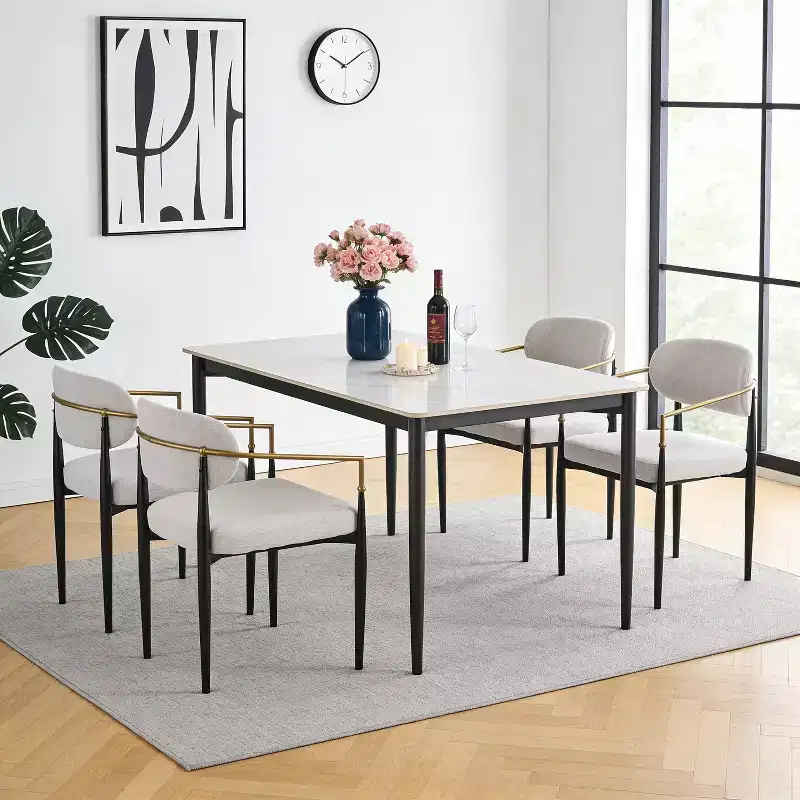 Christopher Knight Home Felicia Modern Upholstered Dining Chairs (Set of 4)
