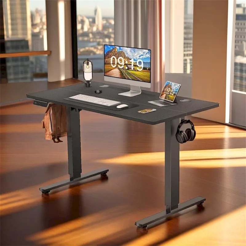 Height Adjustable Standing Desk with Electric Motor
