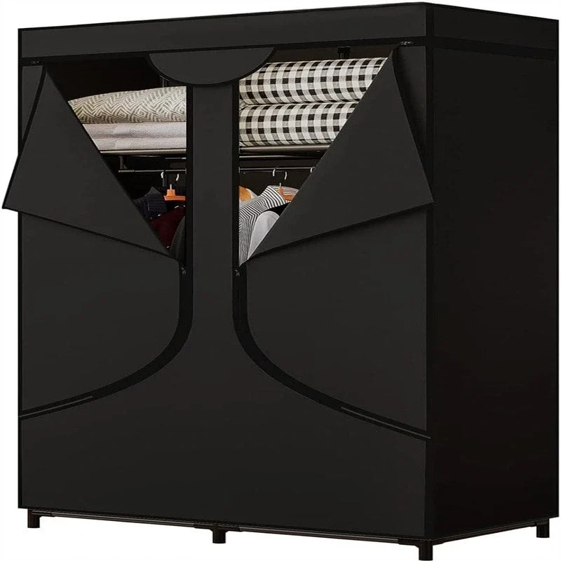 Portable Wardrobe Closet Clothing Organizer - 17.7D x 34.6W x 66.1H