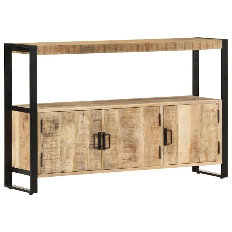 vidaXL Side Cabinet 47.2x11.8x29.5 Solid Mango Wood