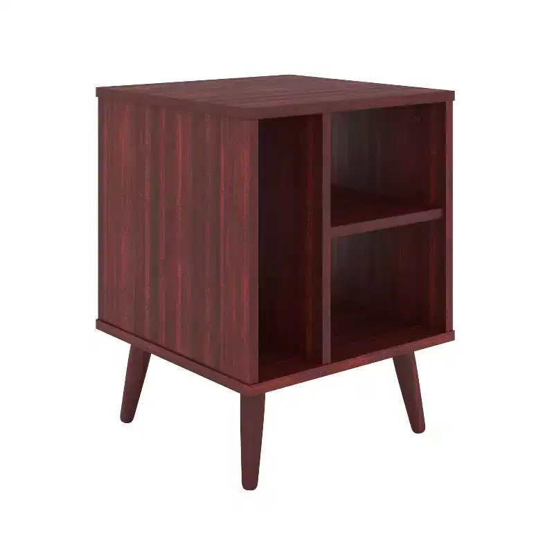 Mid-Century Cubby Style Nightstand