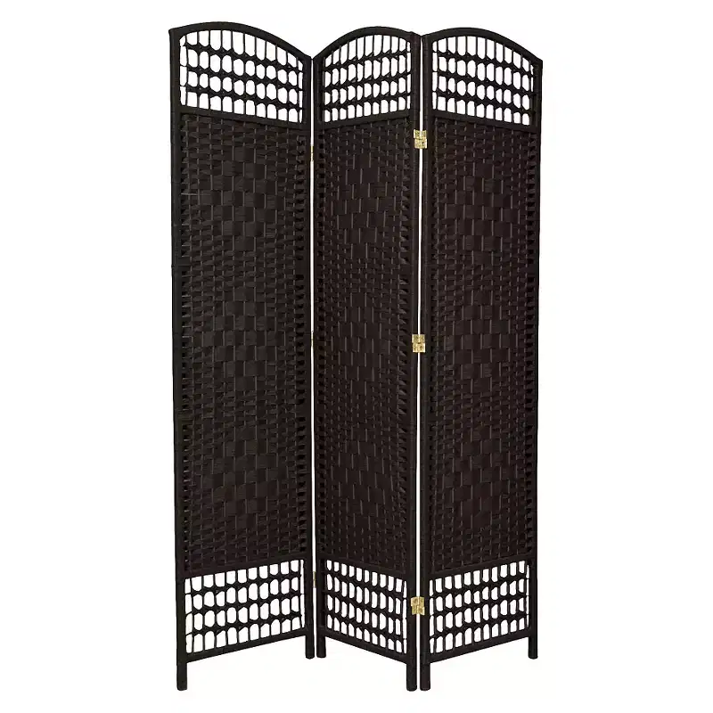 5 1/2 ft. Tall Fiber Weave Room Divider - (3 Panels)