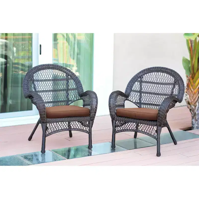 HomeStock Medieval Majesty Chair With Cushion - Set Of 2