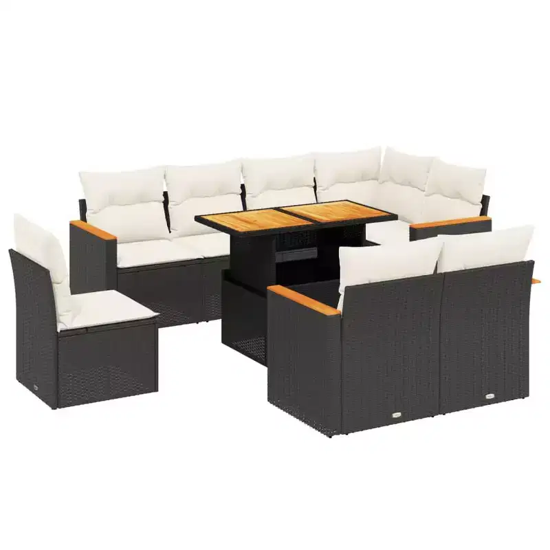vidaXL Outdoor Sofa Set with Cushions in,, and Options