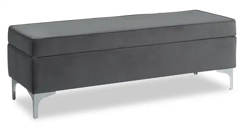 47.25 Fabric Storage Ottoman
