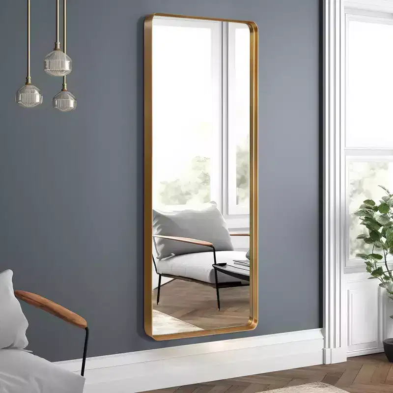 Aluminum Alloy Full Length Floor Mirror – 63.8