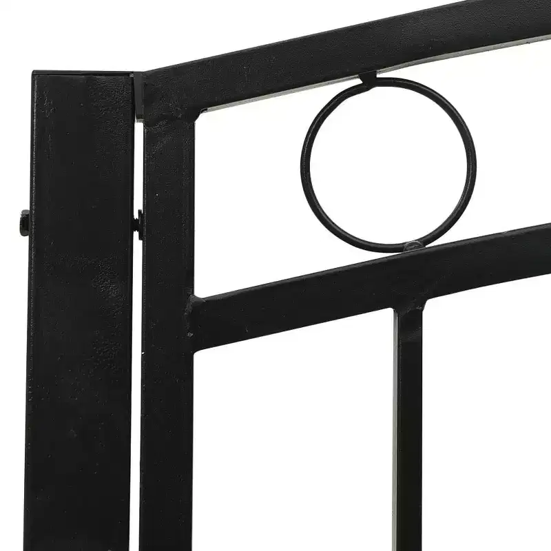 vidaXL Garden Bench Powder-coated steel Medium Durable