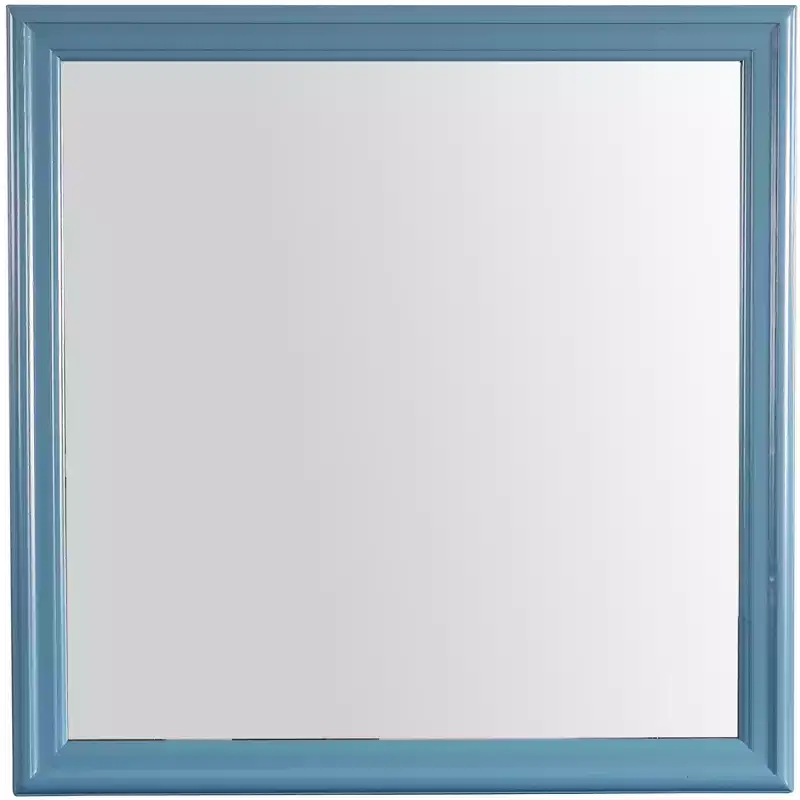 Passion Furniture 38 in. x 38 in. Classic Square Framed Dresser Mirror