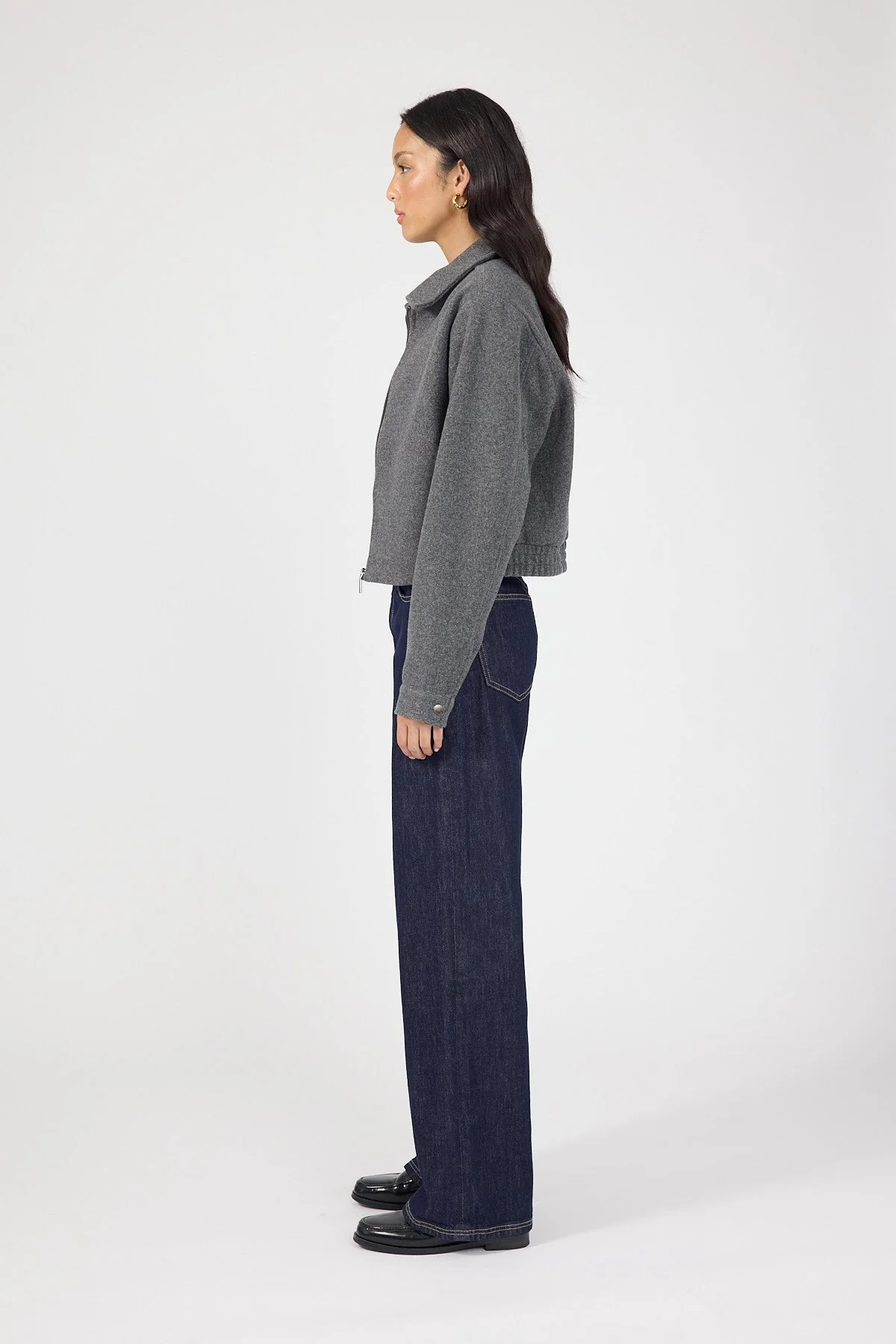 Felt Jacket Grey