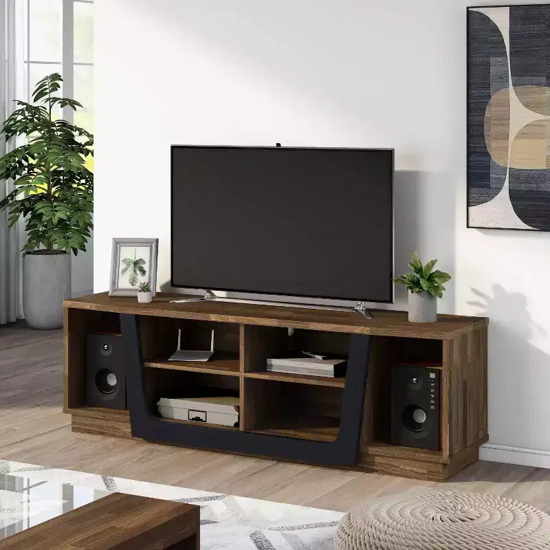Rockyford Transitional TV Stand for TVs up to 70
