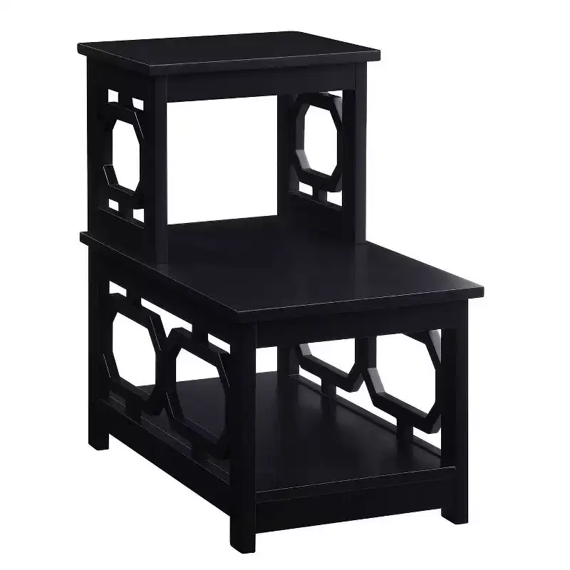 Omega 2 Step Chairside End Table - Breighton Home