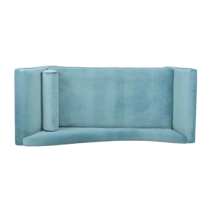 70.86W Chaise Lounge with Scroll Arm