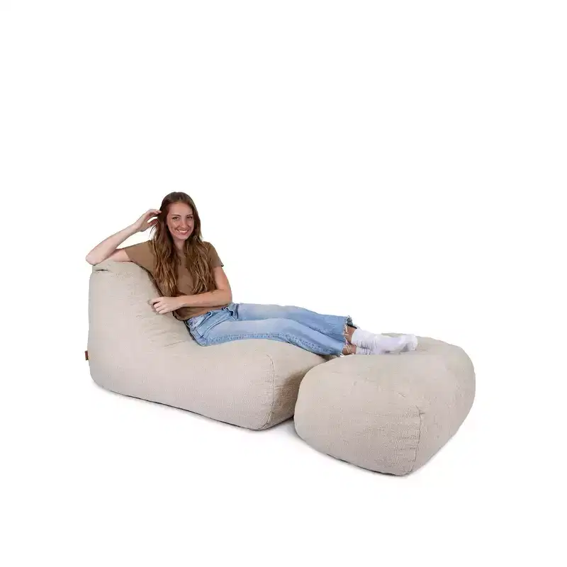 Big Joe Modora Foam-Filled Structured Bean Bag Chair Lounger, All Ages