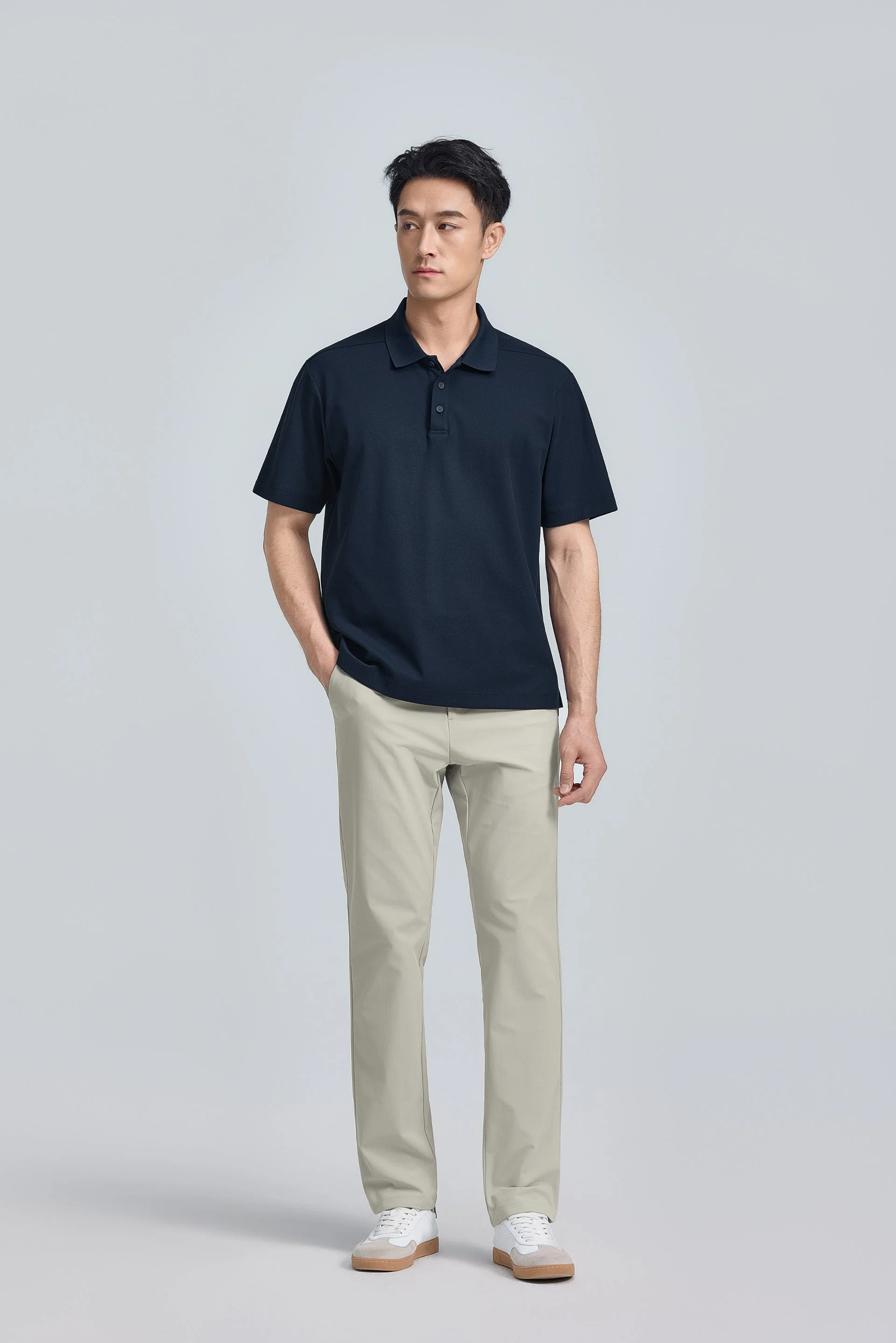 Pique Polo – Navy