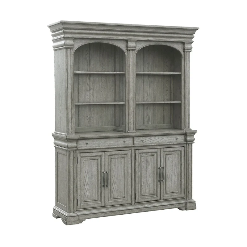 Madison Ridge Server and Hutch - 19.02W x 49.13H x 65.98D