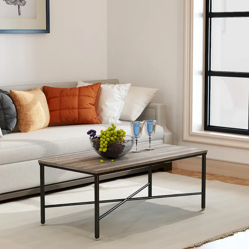 Belmont 46 x 24 Rectangle Modern Wood Coffee Table