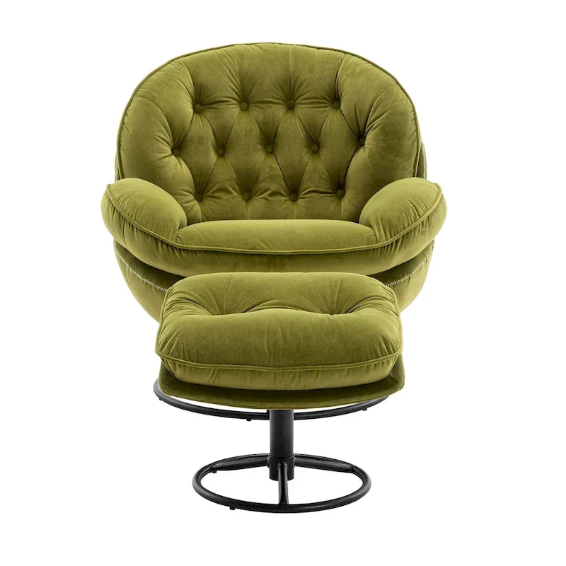 Accent chair TV Chair Living room Chair with Ottoman