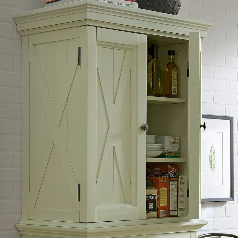 Seaside Lodge Off-White Kitchen Pantry