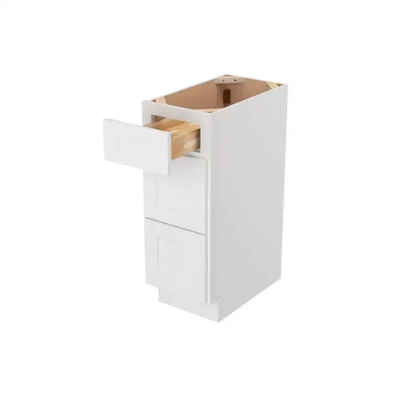 Easy-DIY Ready to Assemble Bath Vanity Cabinet without Top, Shaker White