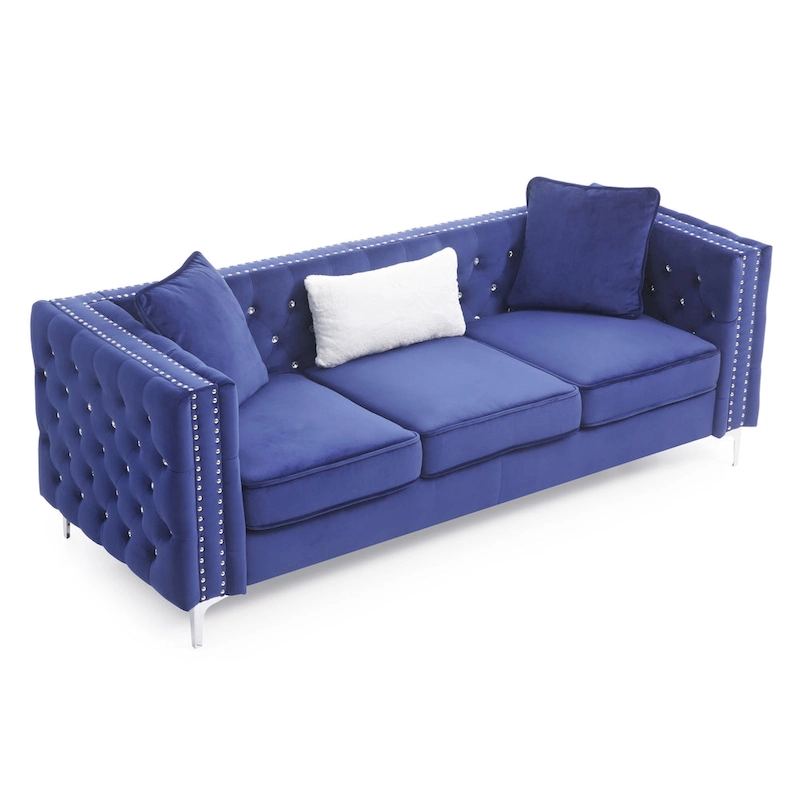 Paige Tufted Velvet Sofa