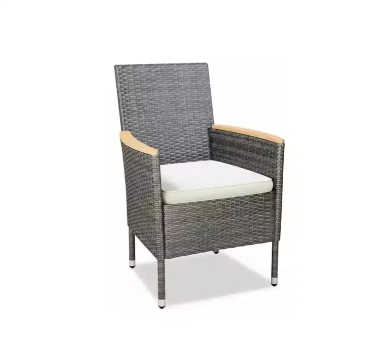 4-Piece All-Weather Rattan Patio Dining Chair